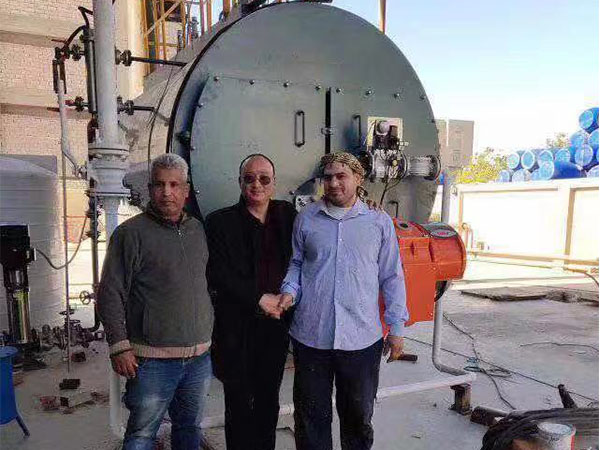 Mer Boiler 10T/H gas fired steam boiler in Egypt