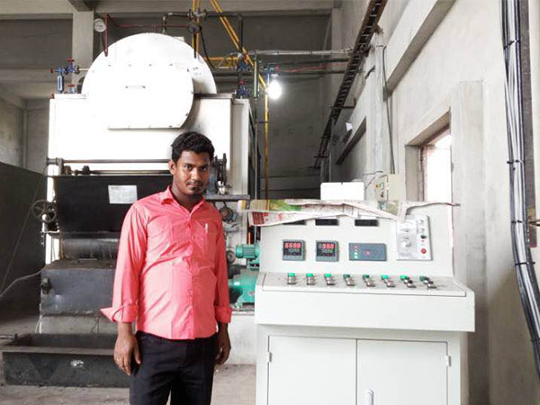 Mer 4T/H coal fired steam boiler in Bangladesh