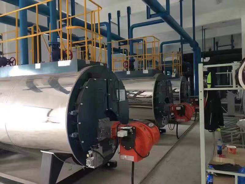 Mer 2T/H gas fired  steam boiler project!